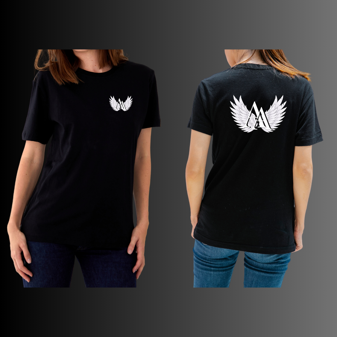 Agustín & Alba - Camiseta Negra Mujer